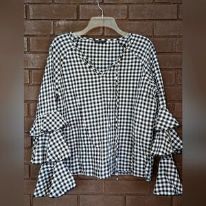 Checkered blouse